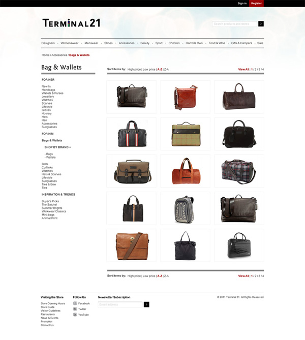 Website / Terminal 21